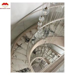 Straight Stair Non Slip Stair Treads with Sintered Stone Big Slabs from Special