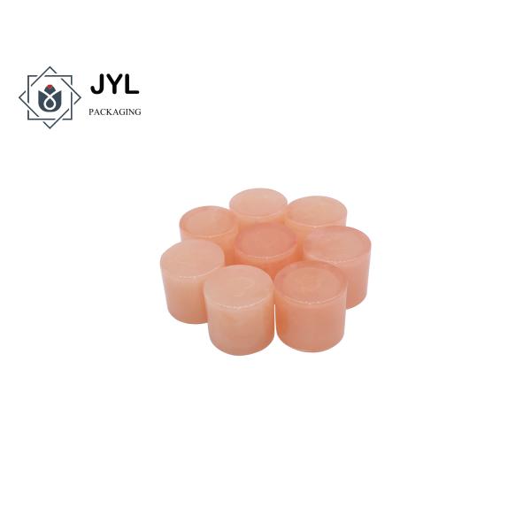 Buy Glossy Pink Resin Cap For Perfume Bottle Recyclable Multipurpose at wholesale prices