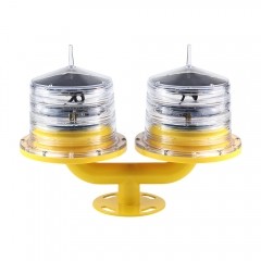 5km Dual 8V 4W Solar Powered Tower Aviation Lights