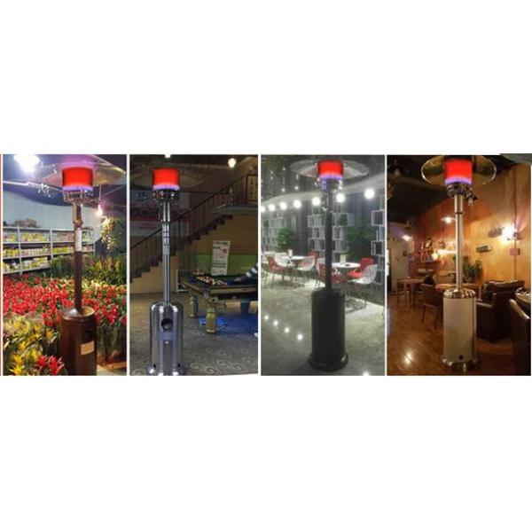 Short Umbrella / Mushroom Patio Heater 450g/H --- 870g/H Consumption Weather Resistant