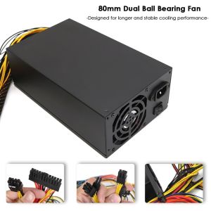 China Made Power Supply 2000W For 8 GPU PSU ATX PSU for pc