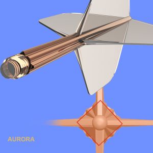 Emyth new released product Aurora Integrated darts flight with shaft