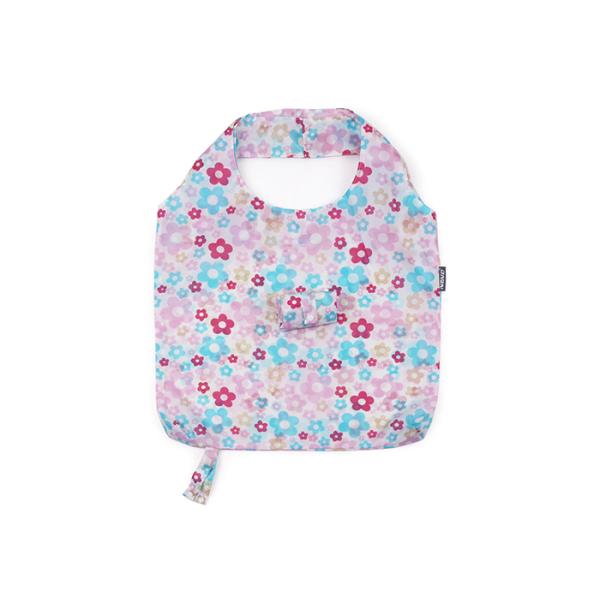 Reusable Button Hanger Design Folding Tote Bag Giveaway Foldable Polyester Bag