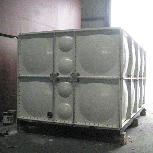 Buy Large Capacity Square FRP Fiber Reinforced Polymer Water Storage Tank Bolted at wholesale prices