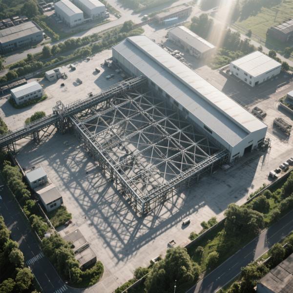 Buy Prefab Warehouse Building Steel Structure Painted Surface Treatment at wholesale prices