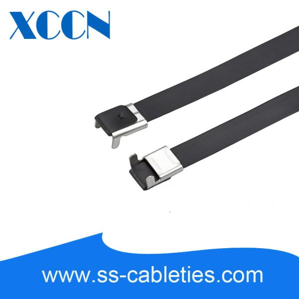 Buy Multi Colored L Type Stainless Steel Cable Ties 1mm Thickness High Tensile Strength at wholesale prices