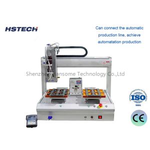 High Precision Automatic Soldering Robot With Dual Platform Soldering Table And