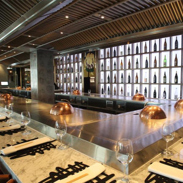 Buy Custom Stainless Steel Teppanyaki Grill Table 1200x850mm at wholesale prices