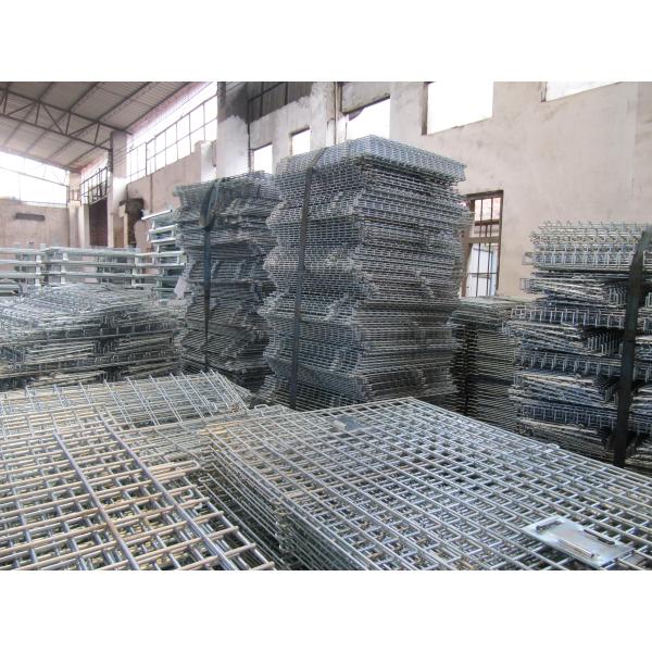 Foldable Wire Container Storage Cages Warehouse Material Handling