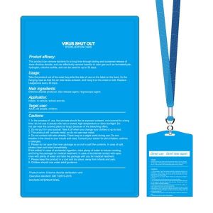 Protection Children Anti Bacterial Air Disinfection Sterilization Card