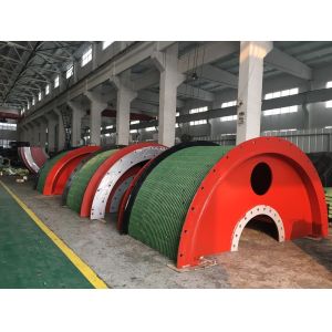 China Large Mechanical 44mm 340KN Rope Drum Hoist on sale