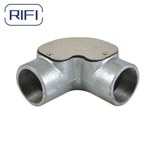 25mm GI Conduit Fittings Inspection Bend Forged Metal