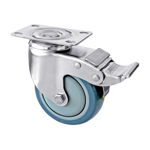 Medium Duty Stainless Steel Casters 75mm 100mm 125mm Diameter
