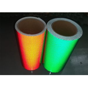 Conspiciuity High Intensity Grade Reflective Sheeting , Pvc Reflective Sheet In