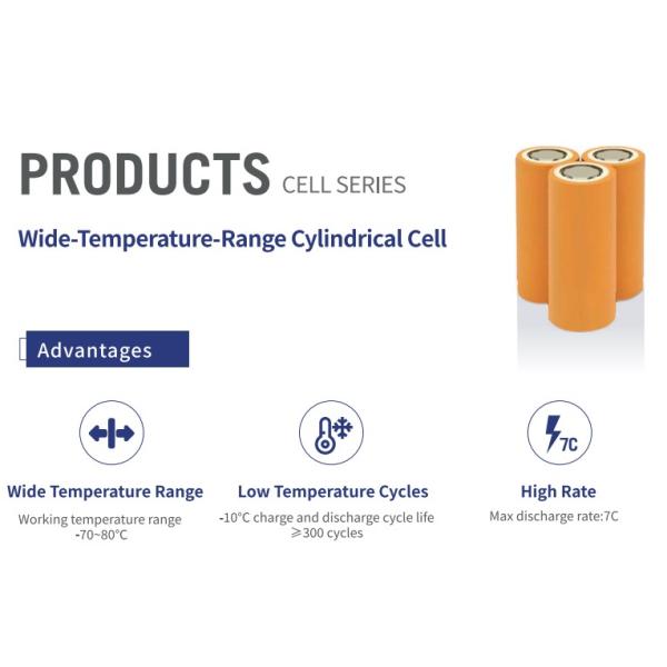 -70-80 degree temperature Lithium iron battery Cell 2000mAh 2500mAh 3500mAh 4000mAh 4800mAh