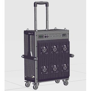 Army Project Bomb Signal Jammer Portable With 30m Jamming Distance