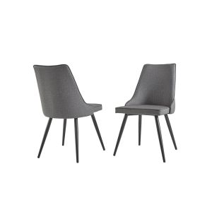 Durable 0.2CBM 490mm 970mm Leather Metal Dining Chair