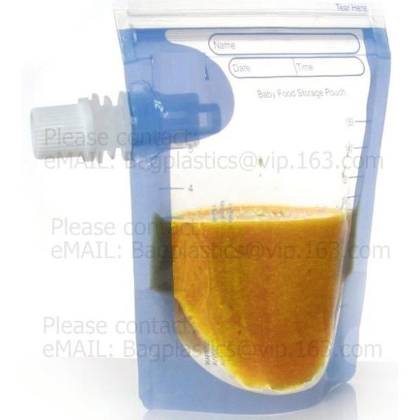 Baby food storage pouch, bag box, box, tin tie bags, tie, tie bag, spout bags,