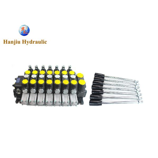 Buy Hydraulic Command 100 Liters DCV100-7 Section Valves For Road Rescue Vehicle at wholesale prices