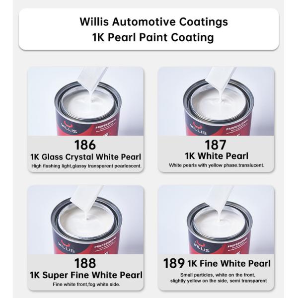 Standard 1K Basecoat Metallic Pigment Pearl Automotive Paint Spray Car Paint Liquid Coating Automotive Thinner 7