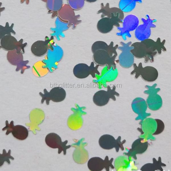 Holiday Holographic Glitter Cross Star Shapes Polyester for School Valentine's Day Diwali Father's Day Thanksgiving