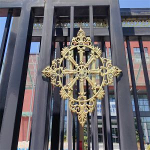 American Standard Wrought Iron Gate Heat Insulation Material For Superior Safety