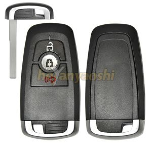 Quality Ford 3Buttons Smart Key Shell with Emergency Key Insert for sale