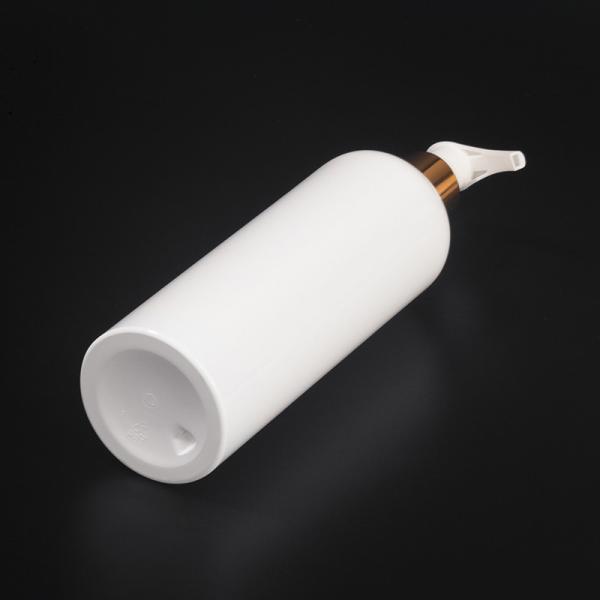 OEM Cosmetic Lotion Bottle , Reusable Gold Pump Bottle For Thick Cream