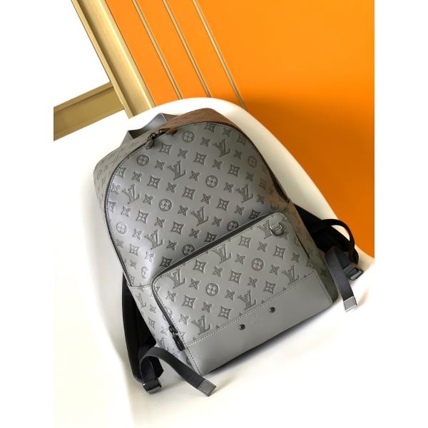 Buy Louis Vuitton Racer Designer Brand Backpack Monogram Shadow Calf Leather for Man Boy at wholesale prices