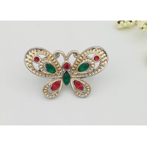 Colorful Plastic Shoe Buckles With Acrylic Diamond Suitable For Women Shoes