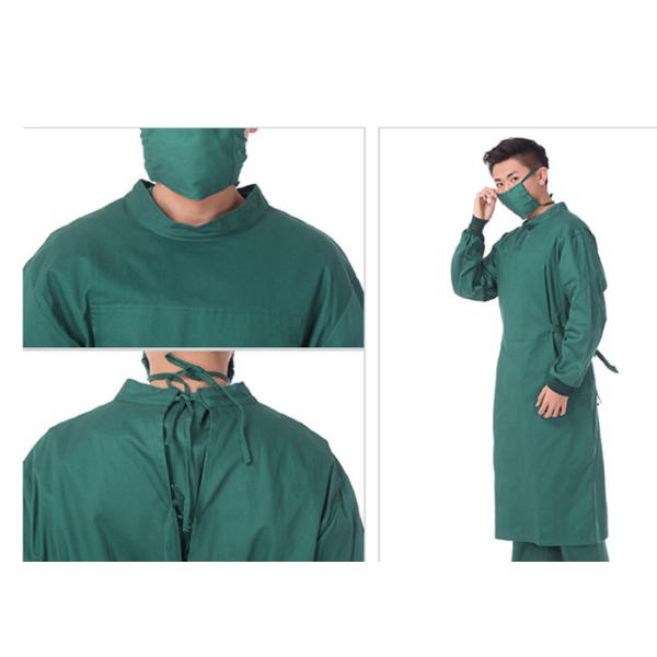 Reinforced pure cotton protective clothing Medical high-quality surgical gown
