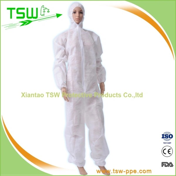 Buy 75GSM PP Spunbond Disposable Protective Coveralls at wholesale prices