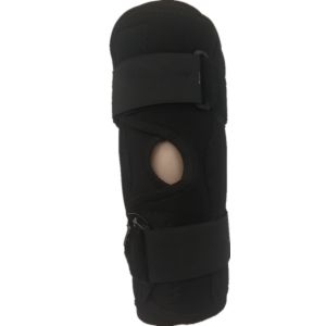 China Breathable Spacer Fabric Hinged Knee Brace , Wraparound Knee Support on sale
