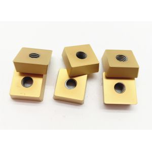 Customized Tic Coating Tungsten Carbide Insert Square Shape With Screw