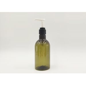 300ml Custom Cosmetic Bottles Green Clear Plastic