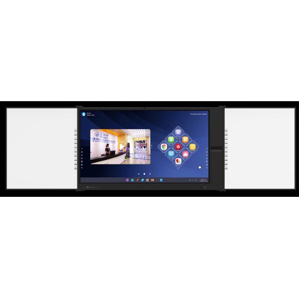 IBoard Factory Android 14 8+128G Win 11 Dual System Interactive Flat Panel IR 20 Touch Supported With Screen Share Interactive Whiteboard With Marker