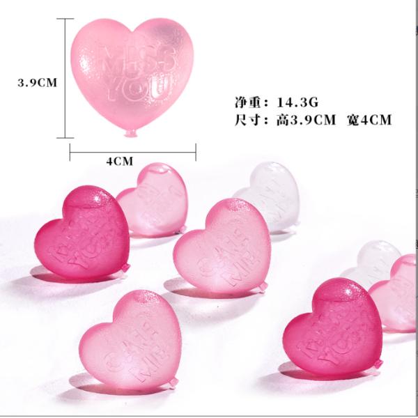 Ice Cream Tools Plastic Heart Shape Ice Cube for Beer Cooling Food Grade Bar Accessories