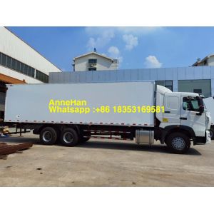 Single Cab 12 Wheels 8x4 Refrigerator Van Cargo Truck