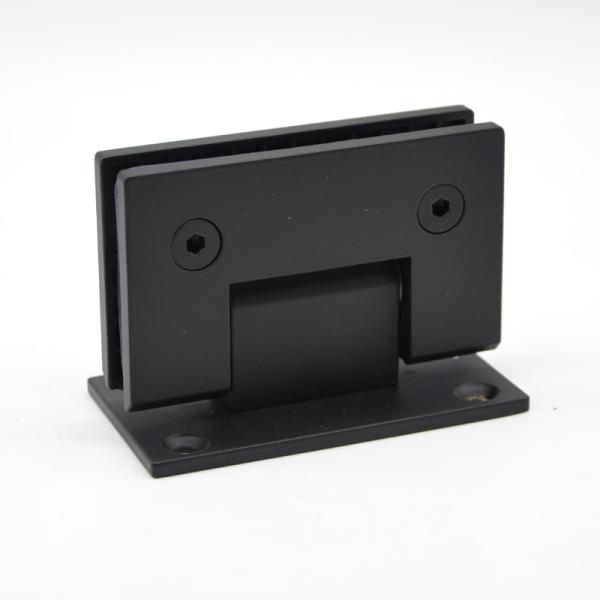 Stainless steel Wall to Glass bathroom hinge RS801, Square 90 degree, Single side stainless steel