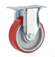 Buy 3 Inch Iron Casters Polyurethane Wheels Medium Duty at wholesale prices