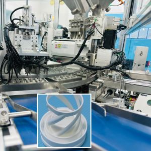 Quality Spring Desiccant Cap Automation Assembly Machine PLC Control for sale