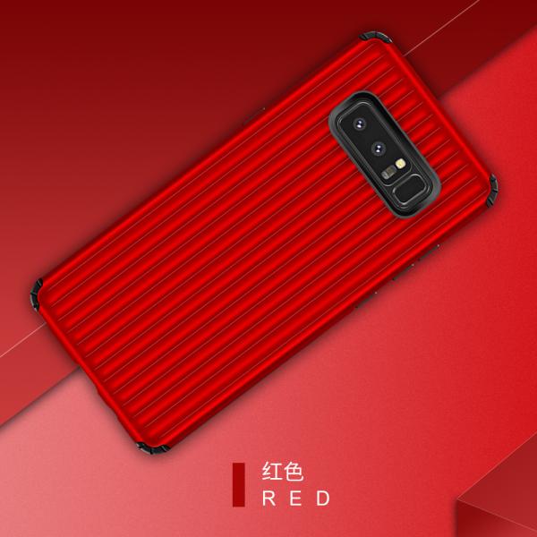 Luminous Tempered Glass Phone Cover For Samsung Galaxy Note 8 / Silicone Soft TPU Phone Case