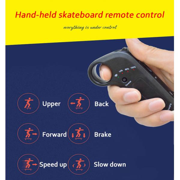 4 Wheel Portable Electric Skateboard , Small Electric Longboard Blank Power Motor