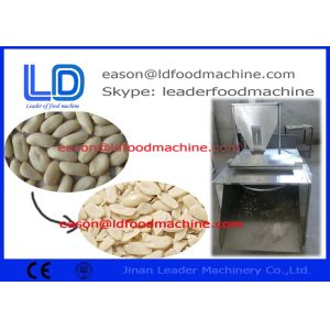 Stainless Steel Peanut Processing Machine , 300kg/h Peanut Slicer Machine