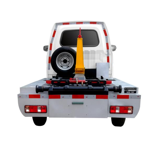 4.1M3 1.5ton Pure Electric Hook Lift Garbage Truck With 2840Kg Loading Capacity