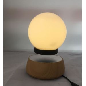 Customize spin magnetic floating levitating led bulb lamp display racks