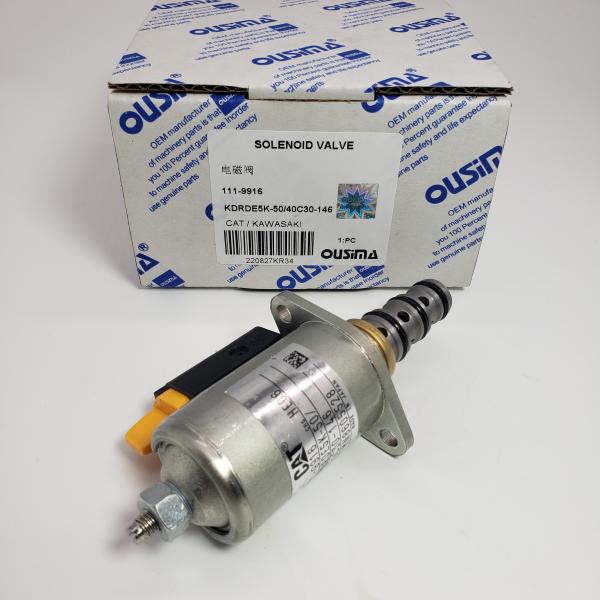 Hydraulic Pump Solenoid Valve 111-9916 KDRDE5K-50/40C30-146 For E320D E330D KAWASAKI