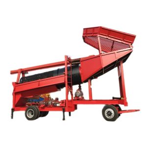 50 TPH Alluvial Gold Mining Equipment Trommel Washing Plant Gold Separator