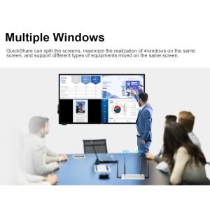 300Mbps Meeting Room Wireless Presentation System 4 Transmitter With 1 Receiver