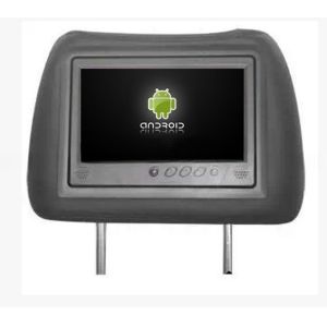 7 Inch Cab Taxi 4G Wifi LCD AD Display Headrest With Android OS And CMS